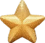 Pixel-art star collectible earned by completing journey stages.